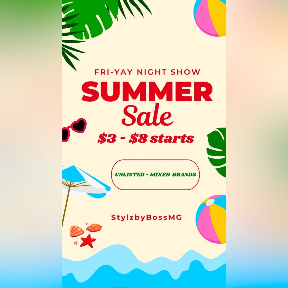 6/29 Summer Sale 🌻Thank you😎